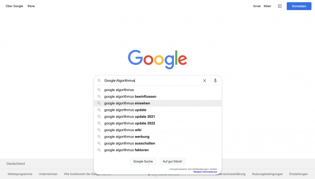 seo dauer und der google algorithmus